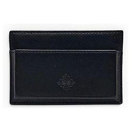 Patek Philippe Black Leather Card Holder