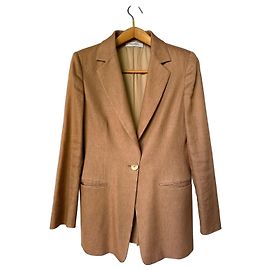 Autre Marque Blazer San Lorenzo en Lino Marrón