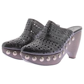 Alaïa Scarpe Le Sabot in pelle nera