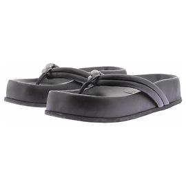 Autre Marque Infradito con zeppa GIA BORGHINI in pelle nera taglia 39