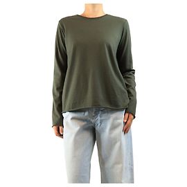 Autre Marque Top in lana a maniche lunghe kaki - size M