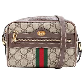 Gucci Borsa a tracolla Ophidia GG Supreme marrone