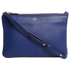 Céline Borsa a tracolla in pelle Blue Trio
