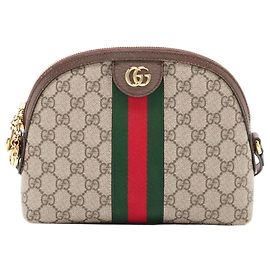 Gucci Borsa a tracolla Ophidia in GG Supreme brown