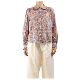 Autre Marque Blusa con estampado paisley multicolor - size UK 10