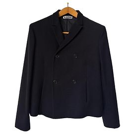 Chaqueta Jil Sander Negra Cruzada