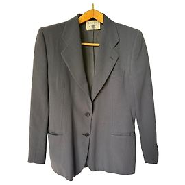 Antonio Fusco Jacke aus grauer Wolle