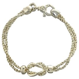 Autre Marque Bracciale Tiffany Vintage Double Rope Center Knot