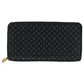 Carteira Zippy Louis Vuitton Nanogram em couro