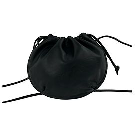 Loewe Vintage Anagram Logo Mini-Schultertasche aus Leder mit Kordzug