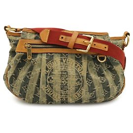Louis Vuitton Monogram Denim Schultertasche