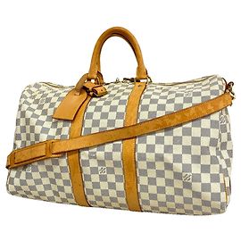 Louis Vuitton Boston Damier Azur Keepall Bandoulière 45