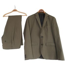 Autre Marque Matinique Two-Piece Suit Jacket and Trousers - Khaki