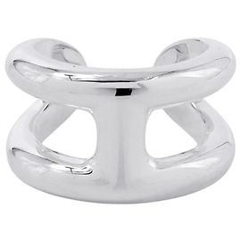 Hermès Anillo de Banda Hermes Osmose PM Silver Band
