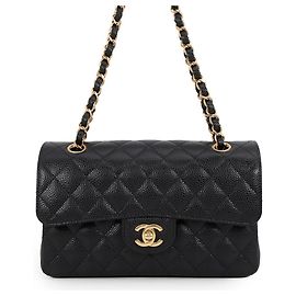 Chanel Classic Matelassé Schultertasche mit Kette