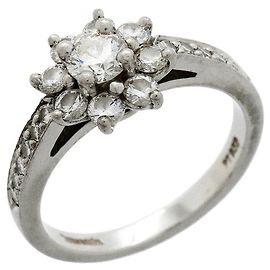Autre Marque Tiffany & Co. Flora Ring aus Platin und Diamanten