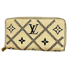 Carteira Zippy Louis Vuitton Monogram Empreinte Broderie