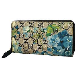 Cartera larga Gucci GG Blooms Blue