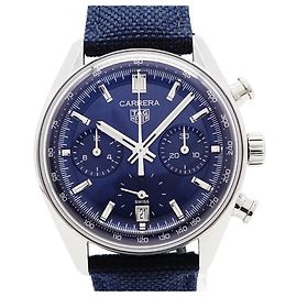 TAG Heuer Carrera Calibre 02 CBS2212 Blue Dial Men's Watch