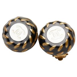 Chanel Coco Mark Vintage Clip Earrings