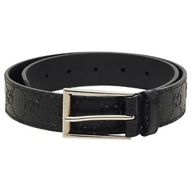 Cintura in pelle da uomo Gucci Guccissima
