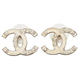 Pendientes de botón Chanel Coco Mark