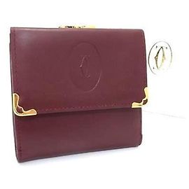 Portafoglio Cartier Bordeaux Tri-fold