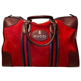 Gucci Borse weekend con zip GG Canvas e pelle XL