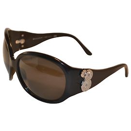 Bulgari Occhiali da sole Bvlgari 8023-B in acetato nero