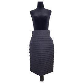 Gianni Versace Couture 1988 Bleistiftrock aus Wolle