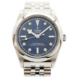 Autre Marque Tudor Black Bay 31 Diamond 79600 Uhr Blaues Zifferblatt