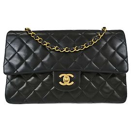 Chanel Vintage Classic Single Flap Quilted Lambskin Medium