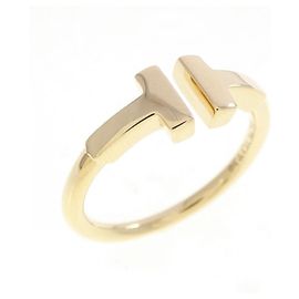 Autre Marque Tiffany T Wire Ring in 18K Gelbgold