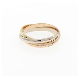 Anello Cartier Trinity in oro bianco oro giallo e oro rosa 18K