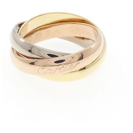 Anello Cartier Trinity in oro rosa bianco e giallo 18K