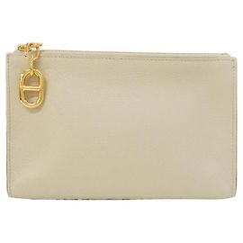 Hermès Bolsa de mão pochette Hermes Zip Ango Chaine d'Ancre PM