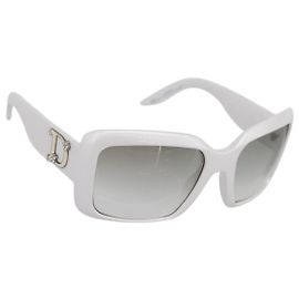 Christian Dior Sonnenbrille Kunststoff White Auth BA15749