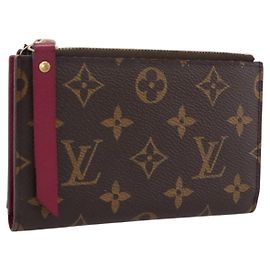 LOUIS VUITTON Monogram Portefeuille Adele Wallet LV Auth 203087A