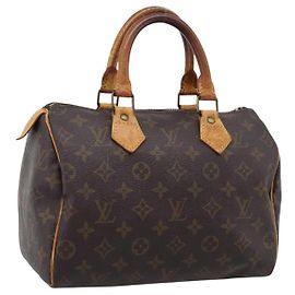 LOUIS VUITTON Monogram Speedy 25 Hand Bag M41528 LV Auth 201242