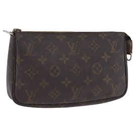 LOUIS VUITTON Monogram Pochette Accessoires Pouch M51980 LV Auth 201293