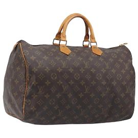 Borsa a mano LOUIS VUITTON Monogram Speedy 40 M41522 LV Auth 199973
