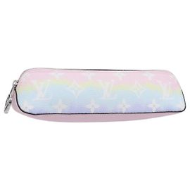 LOUIS VUITTON Monogram Escal Trousse Elizabeth Pen Case Pink GI0473 Auth 202836A