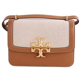 Borsa a tracolla Tory Burch Eleanor in pelle camel