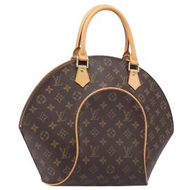 LOUIS VUITTON Bolsa de Mão Monogram Ellipse MM M51126 LV Auth 202859