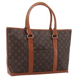 LOUIS VUITTON Monogram Sac Weekend PM Tote Bag M42425 LV Auth BA15659