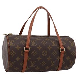 LOUIS VUITTON Monogram Papillon 26 Handtasche Vintage M51366 LV Auth ka6178A