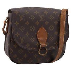 LOUIS VUITTON Monogram Saint Cloud GM Shoulder Bag M51242 LV Auth 197048