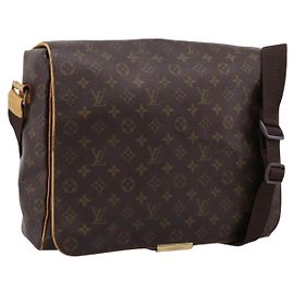 LOUIS VUITTON Monogram Abbesses Schultertasche M45257 LV Auth ti3999
