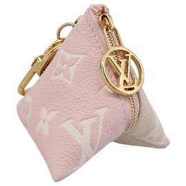 LOUIS VUITTON Monogram Empreinte Berlingo Charm Beige M00669 LV Auth 203314M