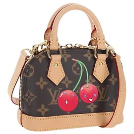 LOUIS VUITTON Monogram Cherry LVxYK Nano Alma Hand Bag M13416 LV Auth 203301SM